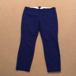 J. Crew Purple/Blue Minnie Capris